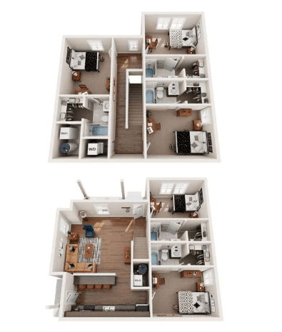 Room at the Cottages of College Station (9 min drive from West Campus)